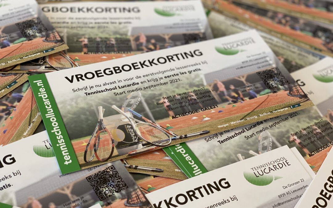 Vroegboekkorting najaar 2021